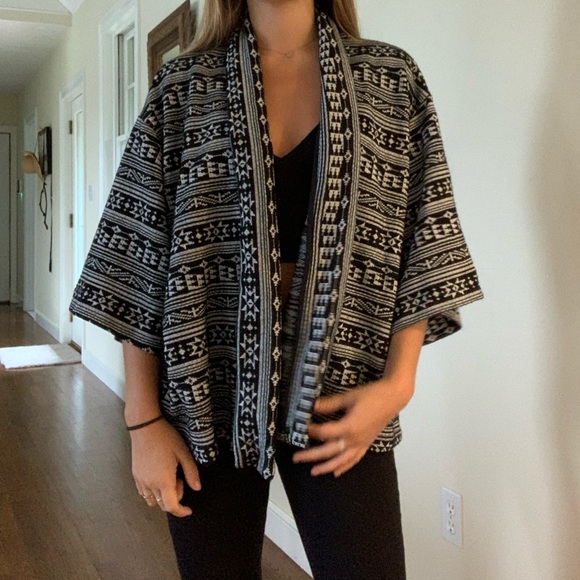FOREVER 21 printed cardigan sweater - Picture 2 of 5